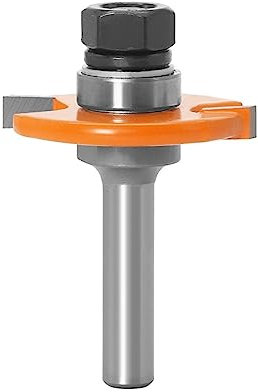 1pcs Biscuit Joint Slot Cutter Router Bit, 8mm Shank 3mm 5mm Height Wood Working Cutter Depth Slot Cutter (Size : 8X40X3)