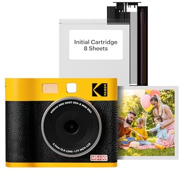Kodak Cam Shot Mini 1 - Gul kompakt kamera för att fånga dina minnen