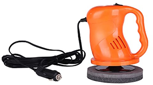 Macchina per lucidatura auto, mini lucidatrice elettrica arancione per auto, strumento di riparazione di rayon ricaricabile per lucidatura auto