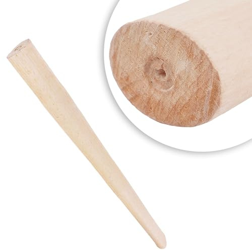Hammerstiel aus Hartholz – Ersatzstiel in versch. Längen (25–90 cm) – Ovaler Holzgriff für Hammer & Vorschlaghammer – Ergonomisch, stabil & langlebig (60cm)