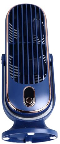 Jeffergarden Turmventilator USB Stecker 5 Gänge Leiser Motor Mit 22 dB Für Frische Luftzirkulation Tragbarer Säulenventilator Für Büro Und Zuhause (BLUE)
