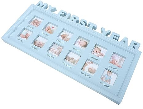 ifundom Kreativer Bilderrahmen Für Das Babywachstum 12-monats-fotohalter Für Neue Eltern