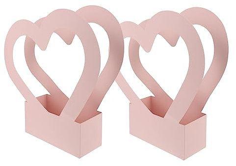 SEWOART 2 Stück Blumengeschenkboxen Papier Blumenverpackungsbehälter Tragbarer Blumenkasten Für Frischblumenkasten Und Blumenaufbewahrungsbox