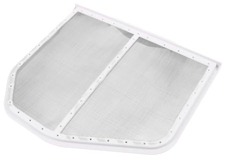 Trockner Flusensiebfilter aus Kunststoff und Mesh für Lufteinlass | Ersatz Siebfilter, Luftauslass Passend für Wäschetrockner, zur Pflege des Geräts und Sauberer Kleidung