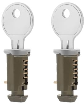 VGOL 2pcs Porte Bagages de Toit Serrure de Sécurité en Forme de Tonneau Serrure de Chargement de Toit clé Compatible avec Thule Compatible avec Mont Blanc Compatible avec Paddy Hopkirk