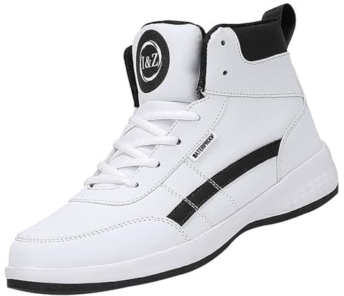 Generisch Herren High Top Sneaker Sportschuhe Basketballschuhe Atmungsaktiv Running Shoes Outdoor Fitness Straßenlaufschuhe Fitness Gym Walkingschuhe