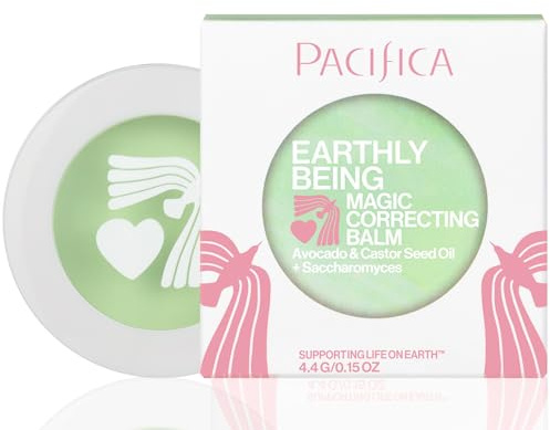 Pacifica Earthly Being Magic Correcting Balm – Green Color Corrector Face Primer for Redness, Vegan & Cruelty-Free Smoothing Balm, 0.15 oz