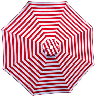 Lruvaqi Replacement Parasol Canopy | Garden Umbrella Replacement Cover 3.0m | Garden Umbrella Replacement Cover 8 Arms | Replacement Fabric, Parasol Replacement Canopy for Garden Patio Beach Pool