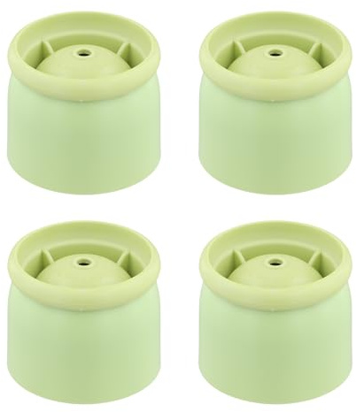 Eiswürfelform Kugel aus Silikon - 4er Set Grüner Eiskugelformer- Perfekte Runde 6cm Eiskugeln für Whiskey, Cocktails und Bourbon