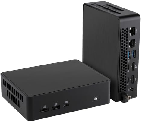 NUC 16 Pro Mini PC NUC16GDKU7, Intel Core Ultra 7 356H Prozessor, Wi-Fi 7, Bluetooth 6.0, Dual 2.5G LAN, Thunderbolt 4, Schwarz, 144 mm x 117 mm x 42 mm (64 GB RAM + 2 TB SSD)