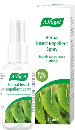 A.Vogel Neem Insect Repellent Spray | Made from Neem Seed Extract | DEET-Free Herbal Repellent for Insects Such as Midges, Mosquitos and Flies | 50ml