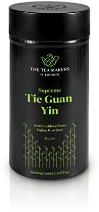 Tie Guan Yin (Iron Buddha or Iron Goddess of Mercy) Oolong Tea 125g Caddy