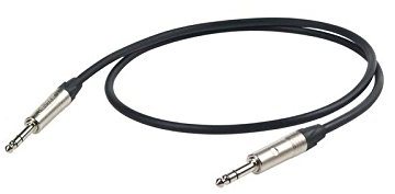 Proel ESO230LU3 esot Eric cavo audio (6,3 mm Jack Stereo da mm su 6,3 mm stereo jack, Neutrik maschio, 3 m, NP3 X-HPC250 NP3 X) nero