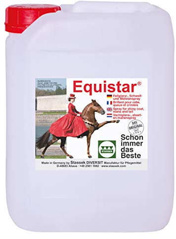 Equistar Fellglanz- u. Mähnenspray 5 Liter| Equistar Fellglanz - Mähnen-und Schweifspray von Stassek