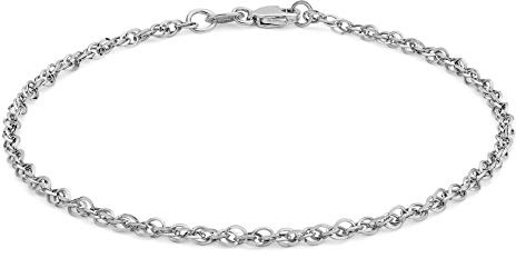 Carissima Gold Damen Hollow 2.1mm Diamantschliff Prinz von Wales Armband 9k (375)
