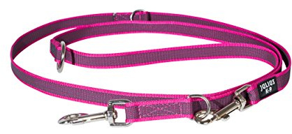 Julius-K9 Color & Gray Guinzaglio Regolabile, 20 mm x 2.2 m, Rosa
