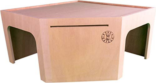 Getzoo Meerschweinchenhaus I Zweistöckiges Meerschweinchenhaus I Optimale Luftzirkulation I Geräumige Innengestaltung I Zusätzlicher Ausgang für maximale Sicherheit (XXL)