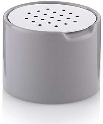 kela 11901 Fruchtfliegenfalle, Keramik, 6,5 cm, 8,5 Ø,Hellgrau, Fino