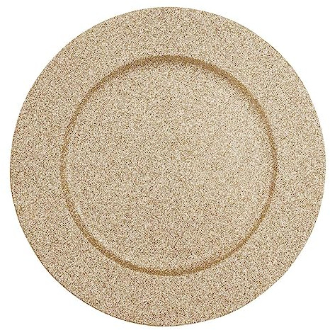 Atmosphera - Assiette de présentation colorama de noël d33cm Paillettes Or