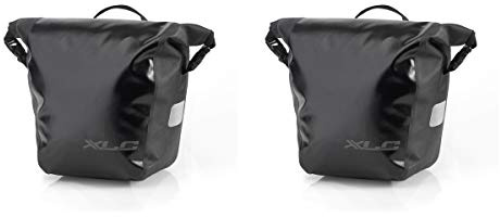 XLC Einzeltaschenset wasserdicht Packtasche schwarz 1size