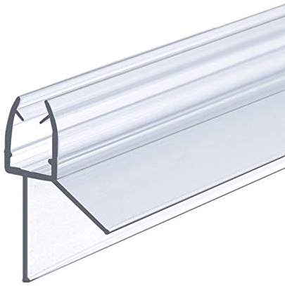 IMPTS Dichtung Dusche, 100cm, Ersatzdichtung für 5mm 6mm Glastür Stärken, Duschkabine Wasserabweiser Duschdichtung Schwallschutz Dichtkeder - Transparent