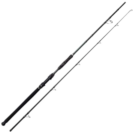 Madcat Black Deluxe 340cm 100-250g - Wallerrute zum Ansitzangeln, Rute zum Wallerfischen, Welsrute zum Abspannen, Angelrute für Waller, Stellfischrute