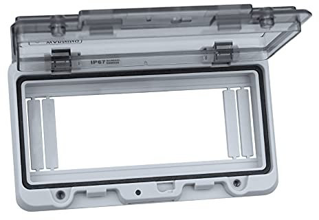 Betätigungsklappe Klappfenster Einbau für Verteiler Maschinen Schaltschränke 8 Module IP67 Doktorvolt 6009