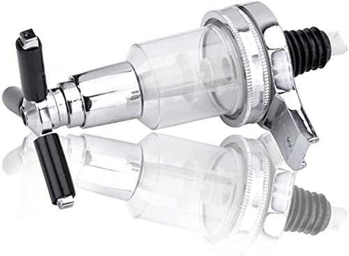 Liquor Flaschenausgießer 1–6 Flasche Bar Getränke Schnapsspender Halter Alkohol Drink Shot Wandmontage 1–6 Station Bier Weinausgießer Trennwand Dispensary Weinausgießer (Color : 6 Bottle) (45ml Head
