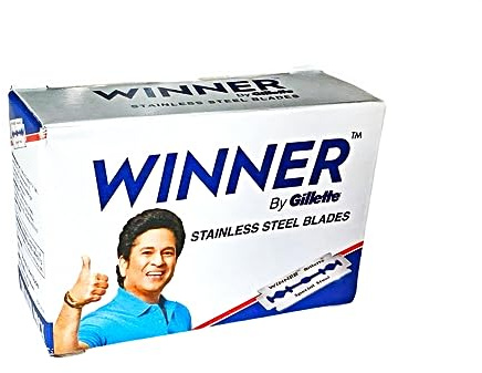 Gillette Winner Stainless Rasierklingen, 50 Stück