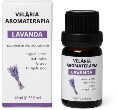 Aceite esencial de lavanda 10 ml -Relajante, antiestrés, ansiedad- Orgánico, natural, bio puro, certificado- marca española