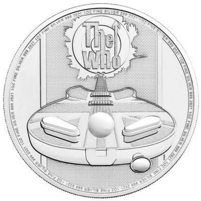 1 Unze Silbermünze Musiklegenden vierte Ausgabe 2021 Music Legends silver coin1 oz Silber silver nur 25.000 Stuck!