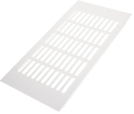 Veemoon Rectangle Air Vent Cover, Aluminium Alloy Mesh Grille for Wall and Enclosed Spaces, Wear-Resistant, Easy to Clean, Silver Ventilation Cover