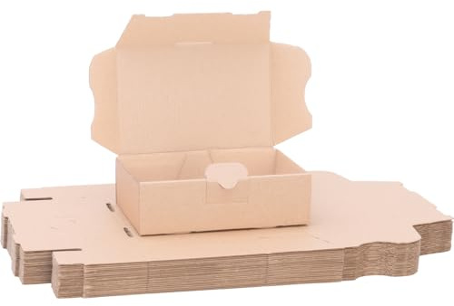 förpackning maxibrevlådor 160 x 110 x 50 mm maxibrev brun MB 1 innermått 150 x 105 x 46 mm frakt post vikbar låda fraktlåda bokvändning – perfekt för frakt 25 stycken