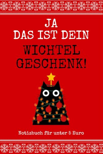 Lustiges Notizbuch: Wichtelgeschenk unter 5 Euro