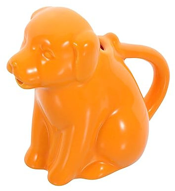HOLIDYOYO Mini Ceramic Milk Pitcher 40ml Cute Animal Design Milk Jug Handle for Home and Family Use Random Color