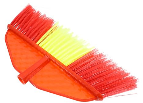 CHILDWEET Plastic Broom Head Design Stiff Broom for Indoor Outdoor Use for Floor Brush