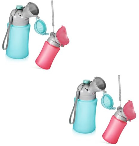 BESPORTBLE Lot De 2 Urinoirs Portables pour Tout-Petits Siège Dapprentissage De La Propreté pour Bébé Urinoir pour Enfant Urinoir pour Garçons Et Filles Design 2 Pièces X 2