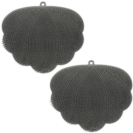 minkissy 2pièces Tapis De Douche Antidérapant Lot De Exfoliant Pour Corps Dos Massant Pours Accessoires De Bain