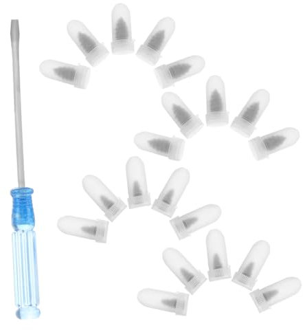 MAGICLULU 20pièces Clous De Réparation De Pneus Bouchons Caoutchouc Vis Autotaraudeuses Forme De Champignon Pour Voiture Et Avec Tournevis