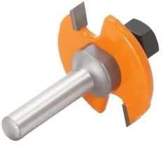 1PC 8MM Shank Milling Cutter Wood Carving T Type Biscuit Joint Slot Cutter Jointing Slotting Router Bit 5mm Height Cutter Wood