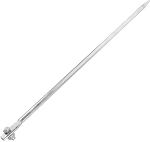 Homoyoyo Ground Rod for Antennas Satellite Dishes Durable Iron Grounding Post Pin Easy to Maintain Reliable Earthing for Electric Fences