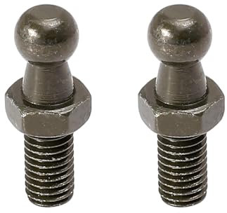 Bulloni a sfera for ammortizzatori a gas for auto/perni for cofano, 10 mm, neri, 2 set o 4 set, for ammortizzatori a gas, accessori auto, M8x15 mm(2 Sets)