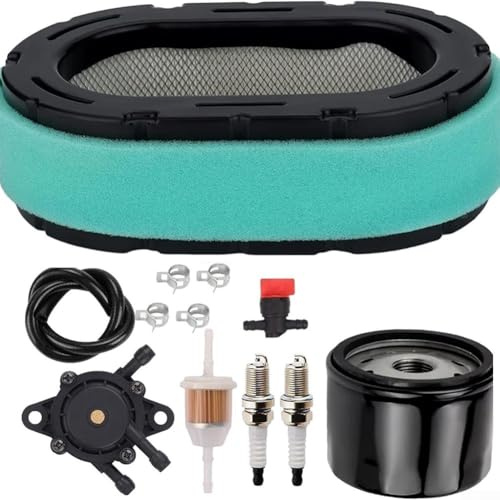 Zeroupshop Kit d'entretien du moteur avec filtre à air, préfiltre, filtre à carburant et filtre à huile 32-789-02-S compatible avec les modèles de tondeuse à gazon KT610 KT620 KT715 KT725 KT730 KT735