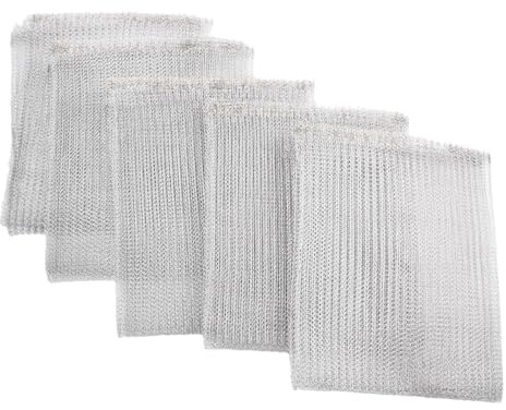 Lawnoval Lot de 5 corbeilles en acier inoxydable 304 anti-taupes et campagnols pour arbres fruitiers, baies, arbustes et légumes 45 x 40 cm