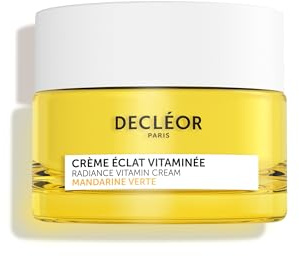 Decléor Vitamin Glow Cream Green Mandarin 50 ml — Stärkande ansiktskräm med C-vitamin, återfuktande dagkräm som slätar fina linjer, ökar radians och revives Dull Skin
