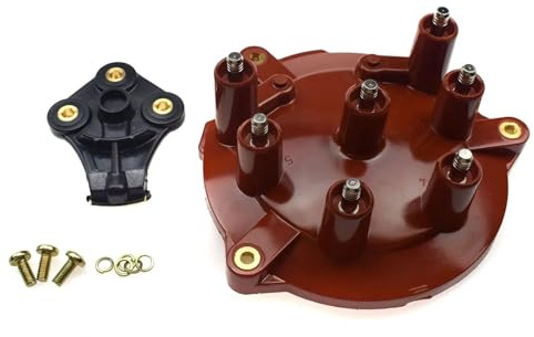 Zündung Verteiler Passend für MERCEDES 190 W201 W124 W126 2,6 3,0 1985 1986–1993 1031580002,1031580231 Verteilerrotor und Kappe Verteiler Zündverteiler(Set 2PCS)