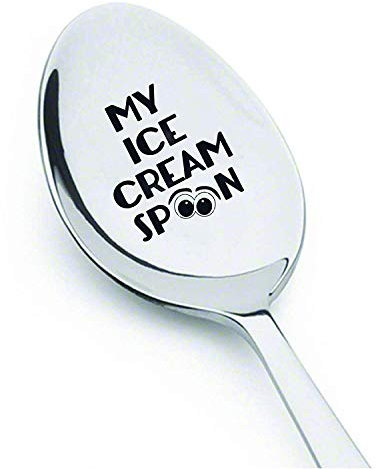 My Ice Cream Spoon engraved spoon ice cream lovers,dads ice cream,Christmas