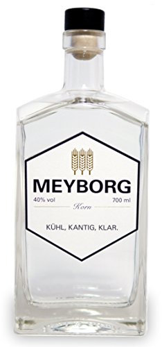 MEYBORG Korn - 40% - 0,7l - Norddeutscher Kornbrand - 100% Weizen - 60fach gebrannt