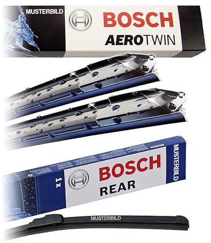 BOSCH 1x Wischerblatt Aerotwin Spoiler A979S, 1x Heckwischerblatt Aerotwin | Kompatibel mit: VW GOLF V, GOLF V Variant, GOLF VAN VI Variant, GOLF VI Variant