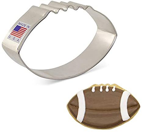 Ann Clark Football Cookie Cutter, 3-1/2 Made in USA